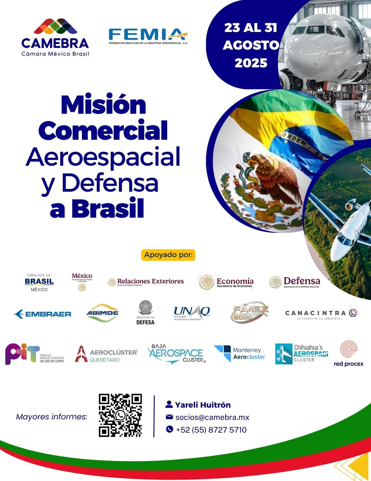 Misión Comercial Aeroespacial y Defensa a Brasil